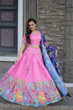 Mohini 7068 Dola Silk Lehenga Blouse Dupatta