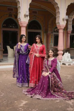 Mohini 9190 Designer Gown Dupatta Dress Collection