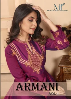 Moksh Armani Vol 1 Silk Wedding Gown Wholesale