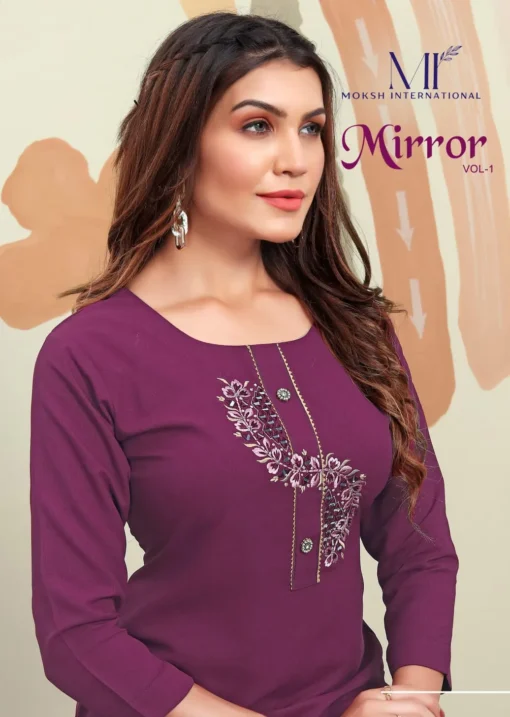 Moksh Mirror Vol 1 Girls Kurti with Lycra Pant
