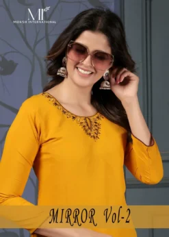 Moksh Mirror Vol 2 Girls Kurti with Lycra Pant