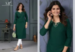 Moksh Mirror Vol 2 Girls Kurti with Lycra Pant