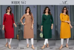 Moksh Mirror Vol 2 Girls Kurti with Lycra Pant