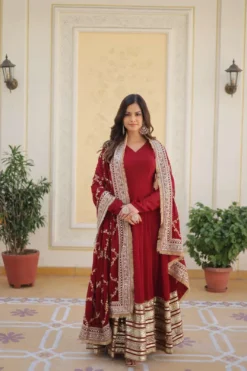 Moni 1082 Party Wear Gown with Dupatta
