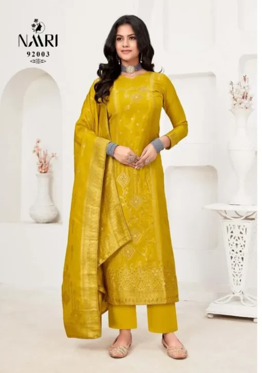 Naari Simran Shimmer Jacquard Salwar Kameez Collection