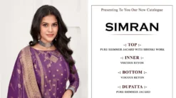 Naari Simran Shimmer Jacquard Salwar Kameez Collection