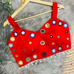 Navratri Special Sleeve Less Blouse Design Hot Collection