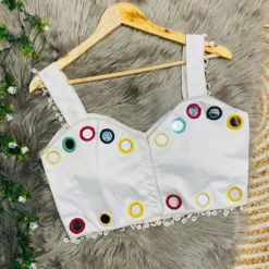 Navratri Special Sleeve Less Blouse Design Hot Collection