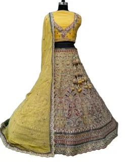 PRT 77315 Organza Bridal Lehenga Choli in Surat