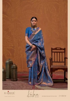 Rajbeer Kalaa Ruby Silk Sarees Wholesale