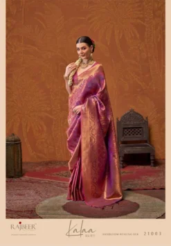 Rajbeer Kalaa Ruby Silk Sarees Wholesale