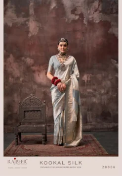 Rajbeer Kookal Silk Handloom Weaving Saree Collection