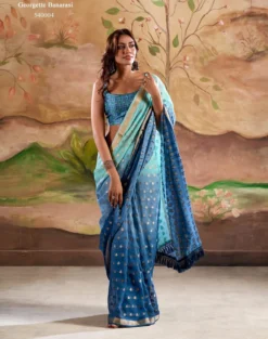 Rajpath Merrigold Georgette Silk Saree Wholesale