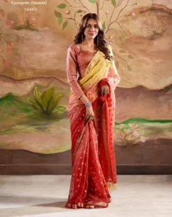 Rajpath Merrigold Georgette Silk Saree Wholesale