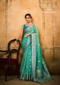 Rajpath Petals Banarasi Silk Saree Wholesale