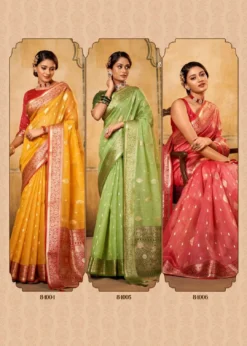 Rajpath Petals Banarasi Silk Saree Wholesale