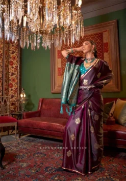 Rajtex Kanthkala Luxe Two Tone Party Saree Collection