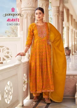 Rangoon Avanti Silk Kurti Bottom With Dupatta Collection