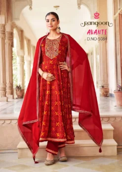 Rangoon Avanti Silk Kurti Bottom With Dupatta Collection