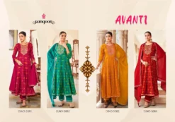 Rangoon Avanti Silk Kurti Bottom With Dupatta Collection