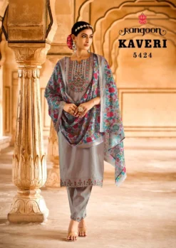 Rangoon Kaveri Viscose Kurti Bottom With Dupatta Collection