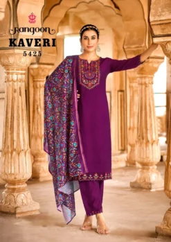 Rangoon Kaveri Viscose Kurti Bottom With Dupatta Collection