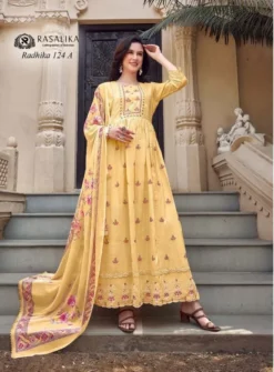 Rasalika Radhika Chiffon Top Bottom With Dupatta Collection