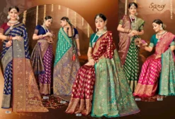 Saroj Anarkali Vol 2 Designer Silk Saree Party Wear Collection