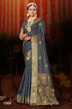 Saroj Prisha Satin Swaroski Vol 2 Silk Saree Collection