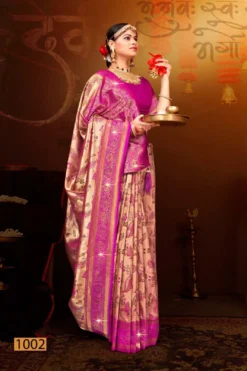 Saroj Rajgharana Vol 6 Designer Silk Saree Wedding Collection