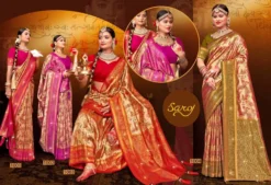 Saroj Rajgharana Vol 6 Designer Silk Saree Wedding Collection