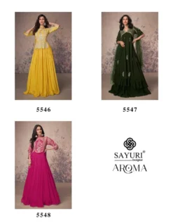 Sayuri Aroma Designer Ladies Dress Wholesale