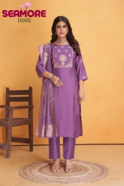 Seamore Dulhan Kurti Bottom With Dupatta Collection