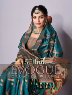 Sethnic Evogue Vol 1 Organza Saree Wholesale