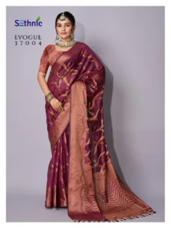 Sethnic Evogue Vol 1 Organza Saree Wholesale