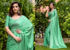 Sethnic Karigari Vol 2 Satin Chiffon Designer Saree Wholesale