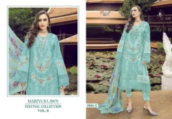Shree Mariya B Lawn Festival Collection Vol 8 Cotton Dupatta Suit