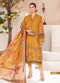 Shree Mariya B M Print Vol 18 Chiffon Dupatta Salwar Kameez