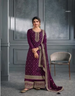 Soha 64051 To 64058 Designer Dola Silk Jacquard Salwar Suit