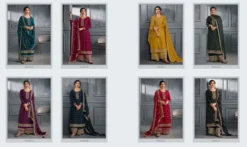 Soha 64051 To 64058 Designer Dola Silk Jacquard Salwar Suit