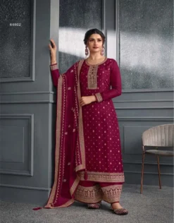 Soha 64051 To 64058 Designer Dola Silk Jacquard Salwar Suit
