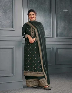 Soha 64051 To 64058 Designer Dola Silk Jacquard Salwar Suit
