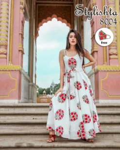 SS2037 Stylishta Vol 2 Masleen Digital Printed Gown Collection