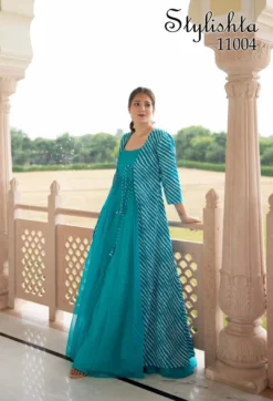 SS2037 Stylishta Vol 2 Masleen Digital Printed Gown Collection