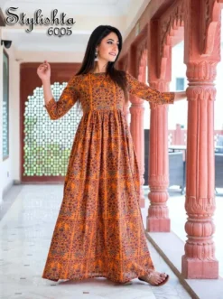 SS2037 Stylishta Vol 2 Masleen Digital Printed Gown Collection