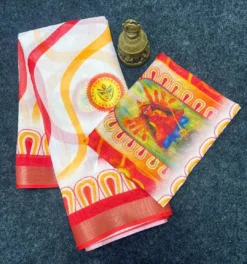 Subh 468 Durga Saree Digital Print Navratri Special Collection