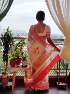 Subh 472 Maa Durga Pooja Festival Lilen Collection