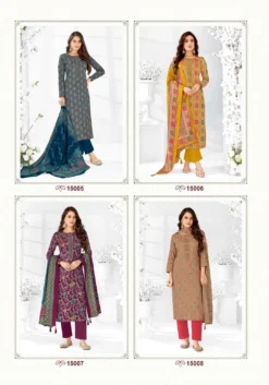 Suryajyoti Kalki Vol 15 Designer Jam Satin Dress Material