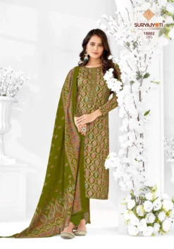 Suryajyoti Kalki Vol 15 Designer Jam Satin Dress Material