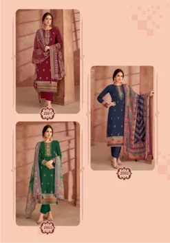 Suryajyoti Pallavi Vol 2 Designer Jaam Satin Dress Material